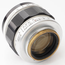 画像をギャラリービューアに読み込む, キヤノン Canon 50mm F1.4 ライカ L39 マウント
