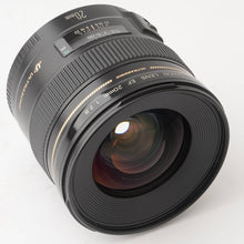 画像をギャラリービューアに読み込む, キヤノン Canon EF 20mm F2.8 USM
