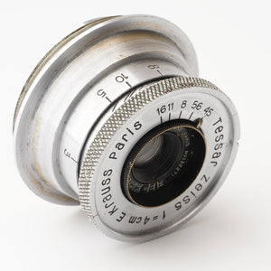 Zeiss E Krauss Paris Tessar 4cm 40mm f/4.5-16 L39 LTM