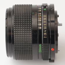 画像をギャラリービューアに読み込む, キヤノン Canon New FD 28mm F2
