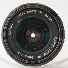 画像をギャラリービューアに読み込む, キヤノン Canon New FD 28mm F2
