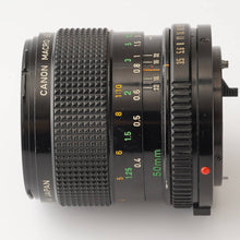画像をギャラリービューアに読み込む, キヤノン Canon New FD Macro 50mm F3.5
