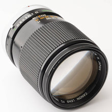 画像をギャラリービューアに読み込む, キヤノン Canon FD 135mm F2.5 S.C.
