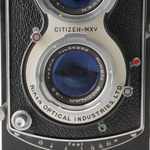 画像をギャラリービューアに読み込む, リコー Ricoh RICOHFLEX New Dia ニューダイヤ / RICONAR F3.5 8cm 80mm
