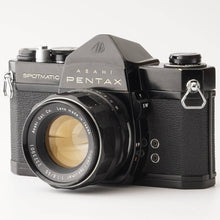 Load image into Gallery viewer, Asahi Pentax Spotmatic SP Black Body / Asahi Pentax Super TAKUMAR 55mm f/1.8

