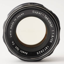 Load image into Gallery viewer, Pentax Asahi Super Takumar 55mm f/1.8 M42 Mount
