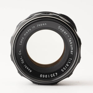 ペンタックス Pentax Asahi スーパータクマー Super Takumar 55mm F1.8 M42マウント