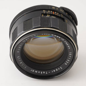 Pentax Asahi Super Takumar 55mm f/1.8 Earlier Model M42 Mount
