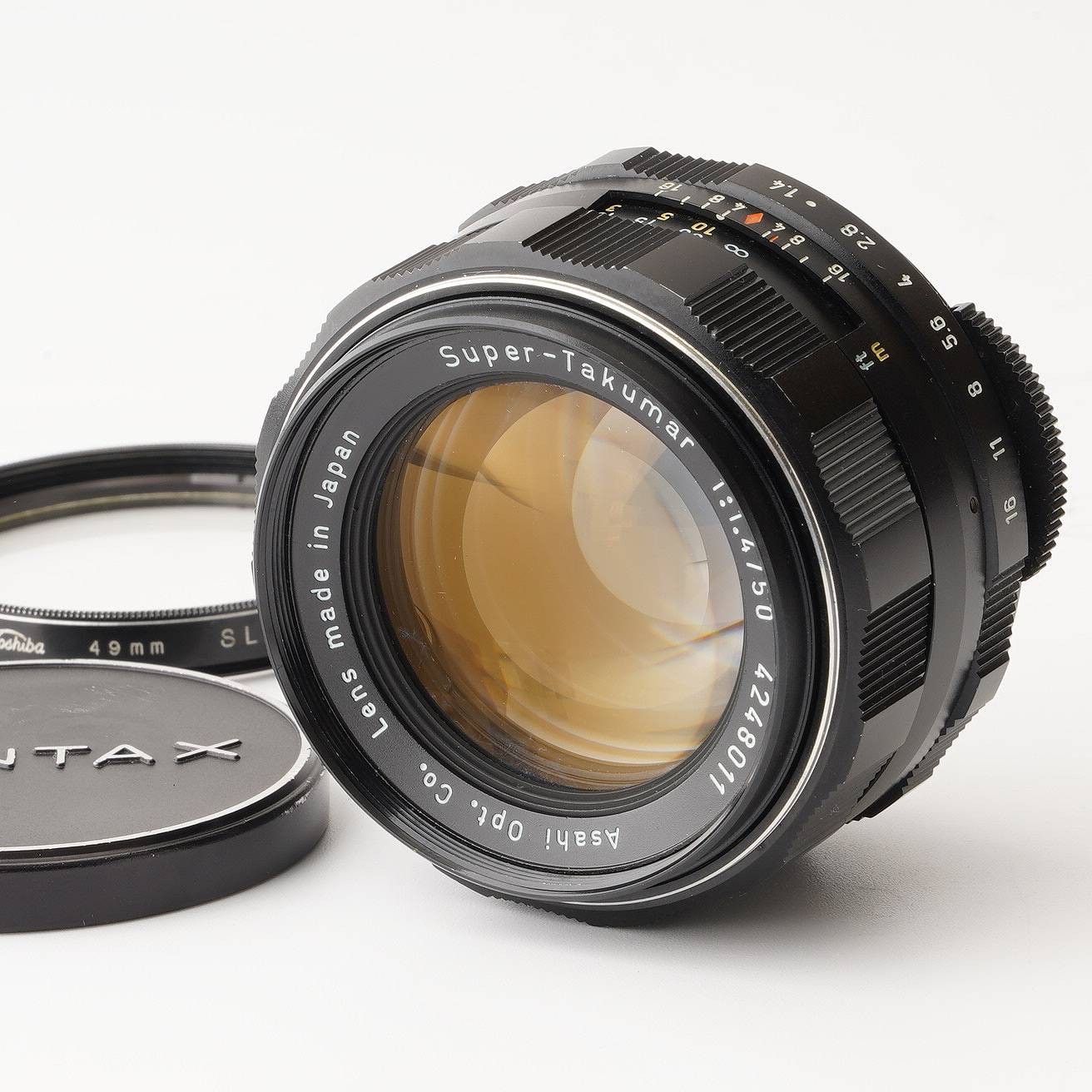 Pentax Asahi スーパータクマー Super Takumar 50mm f/1.4 M42マウント