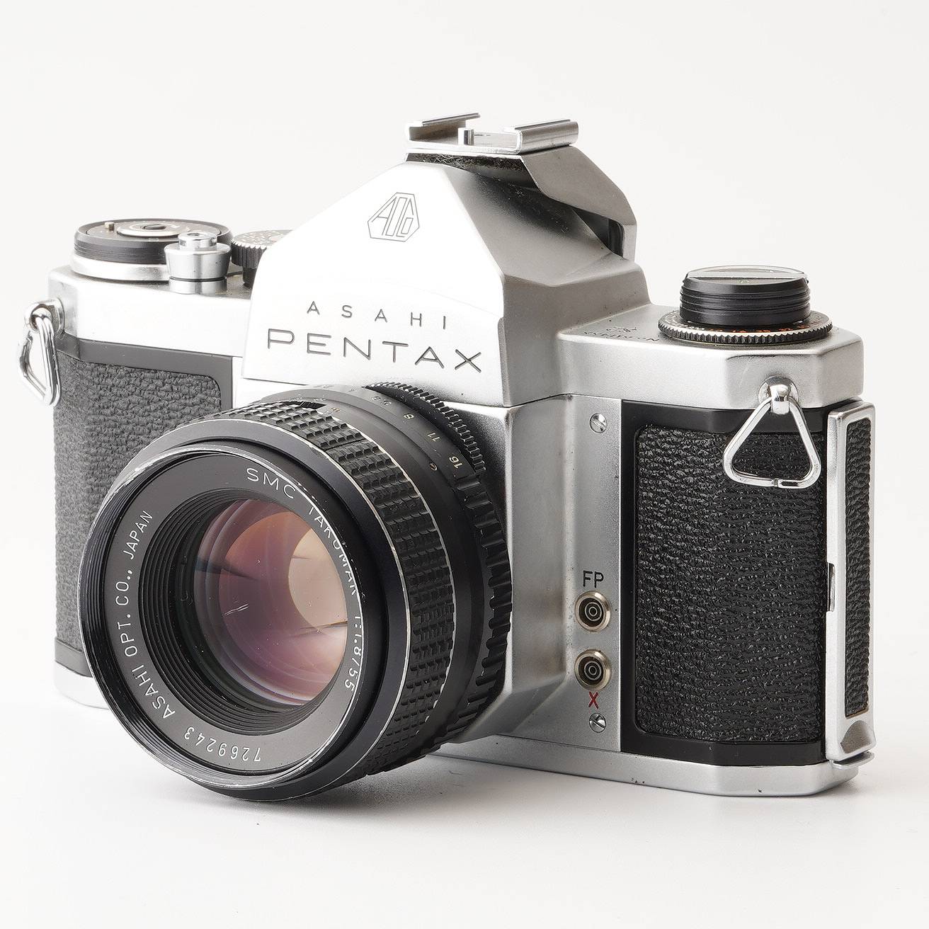 フィルムカメラ PENTAX SPOTMATIC SMC TAKUMAR 55mm PENTAX】SP (シルバー) + SMC TAKUMAR 55mm F1.8 #1244036695327