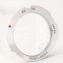 画像をギャラリービューアに読み込む, フォクトレンダー Voigtlander  L39 Mマウント アダプターリング  50/75
