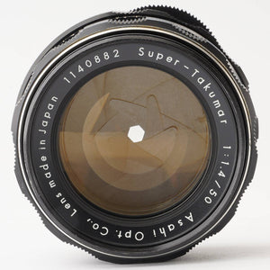 Pentax Asahi Super Takumar 50mm f/1.4 Early Model M42 mount