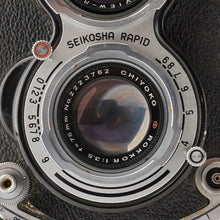 画像をギャラリービューアに読み込む, ミノルタ Minolta AUTOCORD L型 前期型 / Chiyoko Rokkor75mm F3.5

