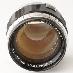 Canon 50mm f/1.2 Leica Screw mount