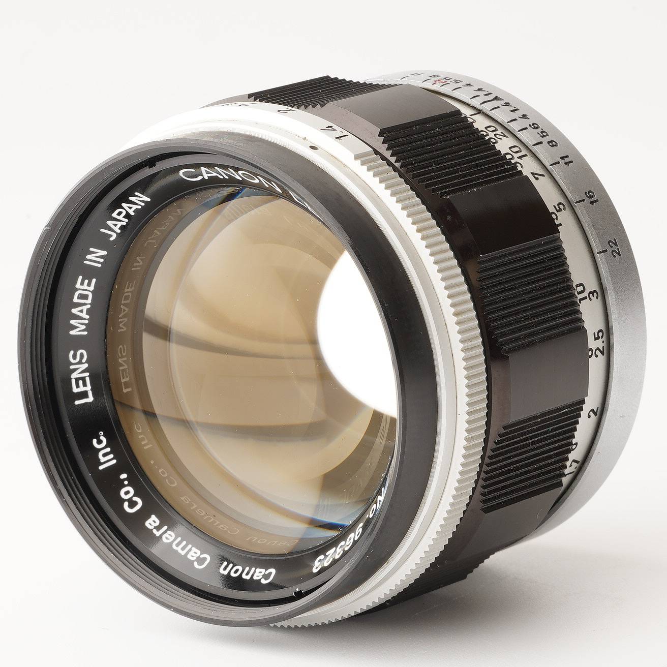 キヤノン Canon 50mm F1.4 ライカ L39マウント – Natural Camera