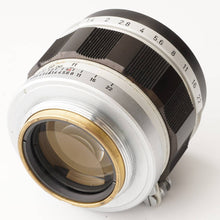 画像をギャラリービューアに読み込む, キヤノン Canon 50mm F1.4 ライカ L39マウント
