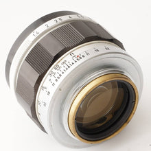 画像をギャラリービューアに読み込む, キヤノン Canon 50mm F1.4 ライカ L39マウント
