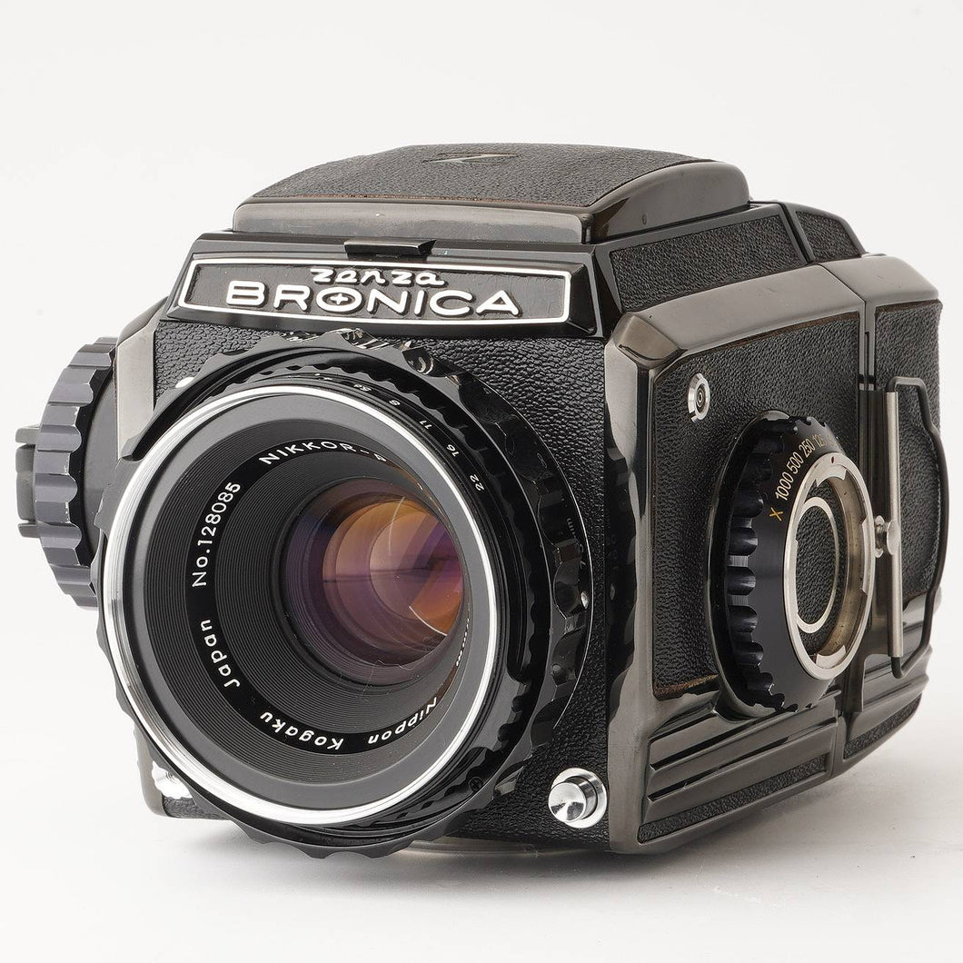 ゼンザブロニカ Zenza Bronica S2 ブラック / NIKKOR-P 75mm F2.8