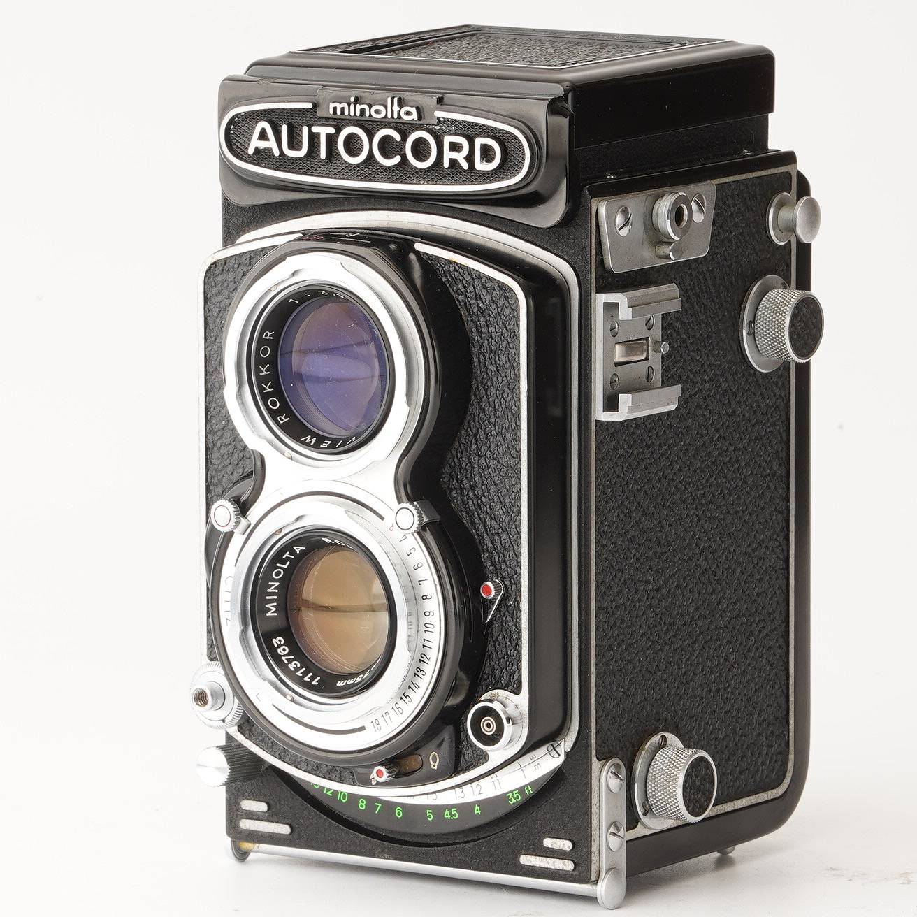 【新発売】 後期型 AUTOCORD Minolta ミノルタ / 二眼レフ F3.5 75mm ROKKOR フィルムカメラ