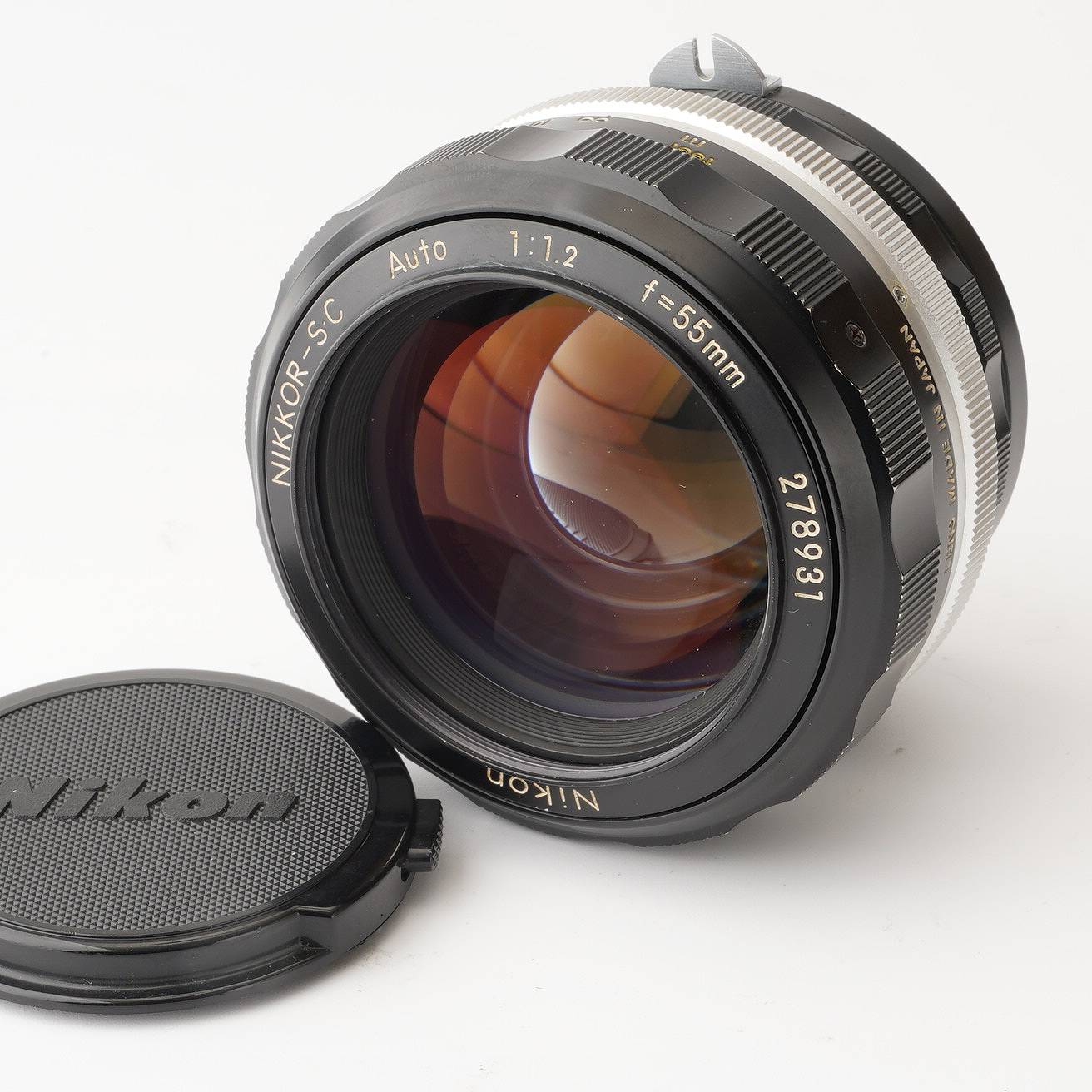 送料無料 いつまで 非Ai Nikon ニコン NIKKOR-S.C Camera Natural – F1.2 55mm Auto レンズ(単焦点)