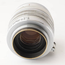 画像をギャラリービューアに読み込む, 東京光学 Tokyo Kogaku Topcor-S 5cm 50mm F2 ライカL39マウント
