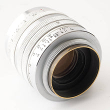 画像をギャラリービューアに読み込む, 東京光学 Tokyo Kogaku Topcor-S 5cm 50mm F2 ライカL39マウント
