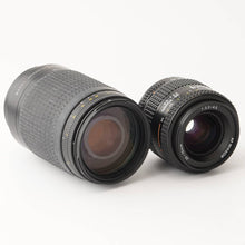 Load image into Gallery viewer, Nikon AF NIKKOR 70-300mm f/4-5.6 G Nikon AF NIKKOR 35-70mm F3.3-4.5
