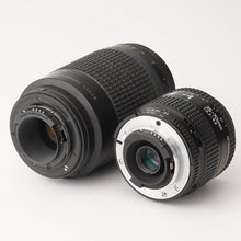 Load image into Gallery viewer, Nikon AF NIKKOR 70-300mm f/4-5.6 G Nikon AF NIKKOR 35-70mm F3.3-4.5
