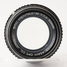 Load image into Gallery viewer, Pentax SMC PENTAX-M 50mm f/1.4 K Mount
