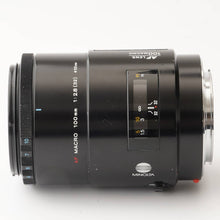 画像をギャラリービューアに読み込む, ミノルタ Minolta AF Macro 100mm F2.8 ソニーAマウント
