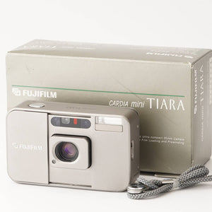 フジ Fujifilm CARDIA mini TIARA 35mm コンパクト フイルムカメラ / Fujnon SUPER EBC 28mm F3.5