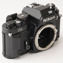 画像をギャラリービューアに読み込む, ニコン Nikon FA ブラック ボディ 一眼レフフィルムカメラ
