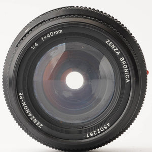 ブロニカ Zenza Bronica ZENZANON-PE 40mm F4 ETR用