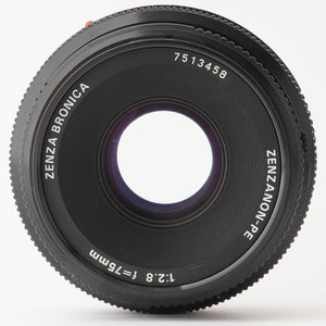 ブロニカ Zenza Bronica Zenzanon-PE 75mm F2.8 ゼンザブロニカ ETR用