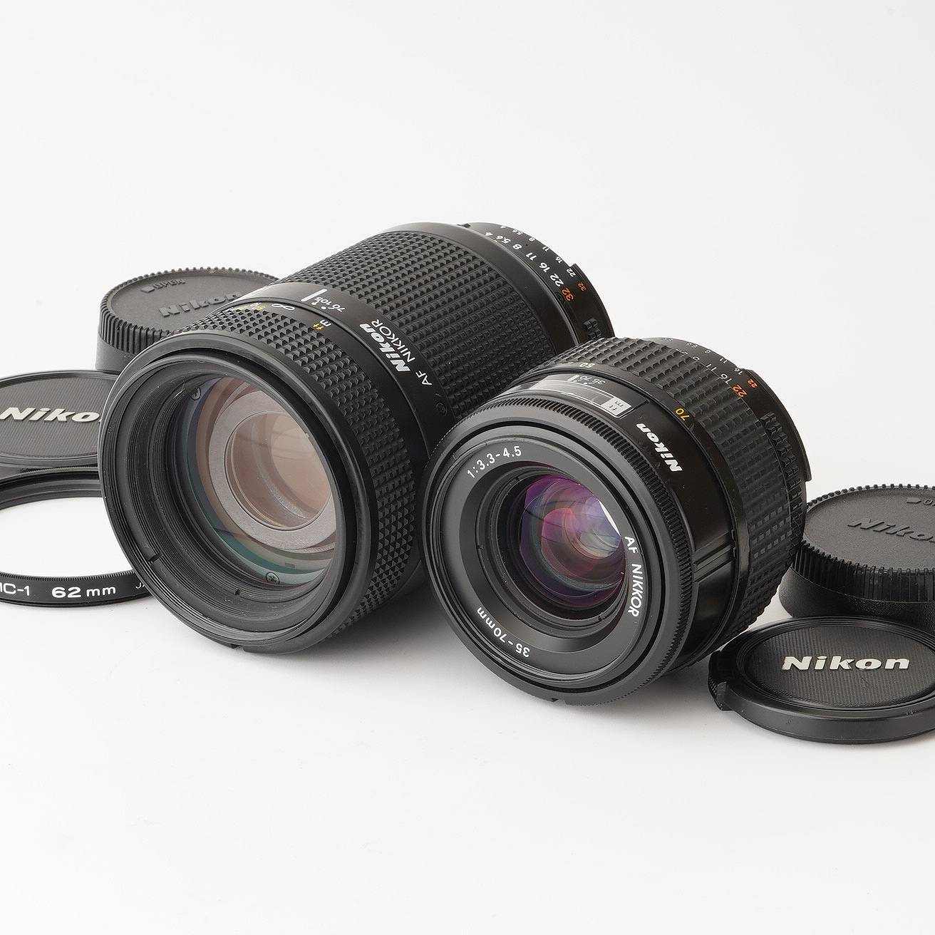 ニコン Nikon AF Nikkor 35-70mm F3.3-4.5 / Nikon AF Nikkor 70-210mm