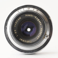 Load image into Gallery viewer, Asahi-kogaku Takumar 50mm f/3.5
