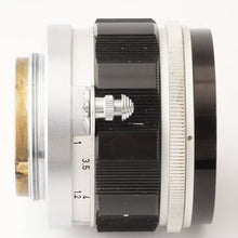 画像をギャラリービューアに読み込む, キヤノン Canon 50mm F1.4 ライカ L39マウント
