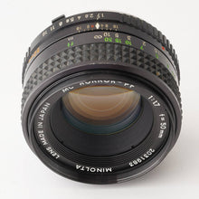 画像をギャラリービューアに読み込む, ミノルタ Minolta MC ロッコール Rokkor-PF 50mm F1.7
