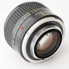 画像をギャラリービューアに読み込む, ミノルタ Minolta MC ロッコール Rokkor PG 50mm F1.4
