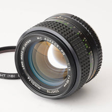 画像をギャラリービューアに読み込む, ミノルタ Minolta MC ロッコール Rokkor PG 50mm F1.4
