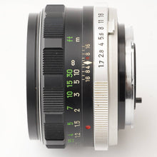 画像をギャラリービューアに読み込む, ミノルタ Minolta MC ロッコール Rokkor-PF 55mm F1.7
