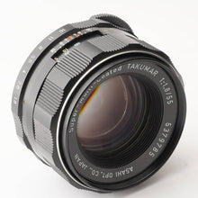 Load image into Gallery viewer, Pentax Asahi SMC Takumar 55mm f/1.8 M42 Mount
