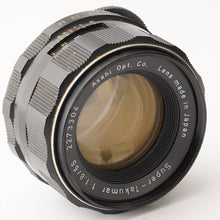 Load image into Gallery viewer, Pentax Asahi Super Takumar 55mm f/1.8 M42 Mount
