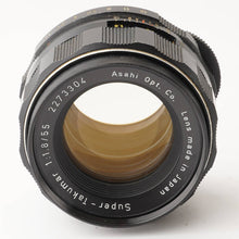 Load image into Gallery viewer, Pentax Asahi Super Takumar 55mm f/1.8 M42 Mount
