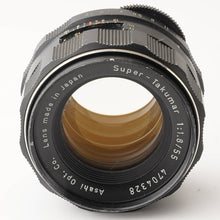 画像をギャラリービューアに読み込む, ペンタックス Pentax Asahi  スーパータクマー Super Takumar 55mm F1.8 M42 マウント
