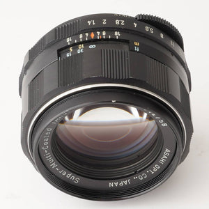 ペンタックス Pentax Asahi SMC Takumar 50mm F1.4 M42マウント