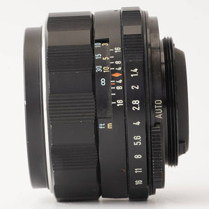 ペンタックス Pentax Asahi SMC Takumar 50mm F1.4 M42マウント