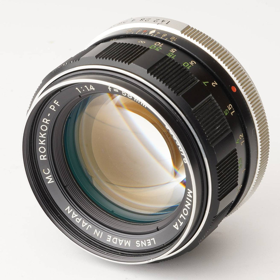 ミノルタ Minolta MC ロッコール Rokkor-PF 58mm F1.4