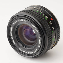 画像をギャラリービューアに読み込む, ミノルタ Minolta MC W.ロッコール ROKKOR 28mm F3.5
