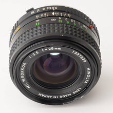 画像をギャラリービューアに読み込む, ミノルタ Minolta MC W.ロッコール ROKKOR 28mm F3.5
